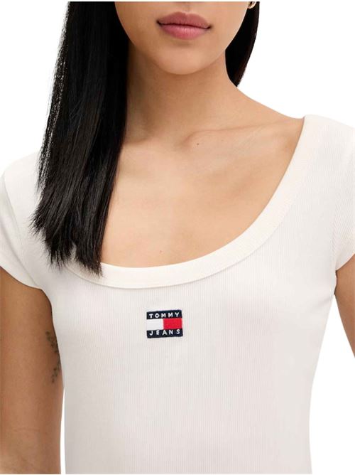 T-shirt silm fit a costine Tommy Jeans | DW0DW22793YBH